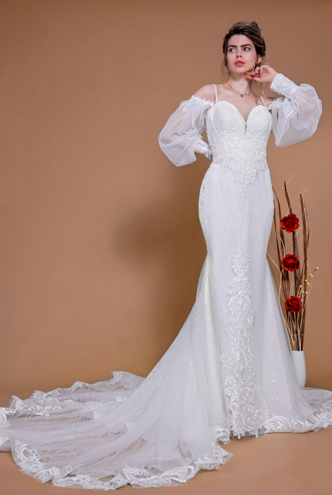Hochzeitskleid für braut von Schantal, Kollektion Traum, Modell 14184. Foto 1