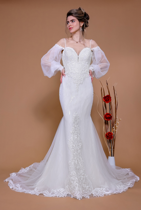 Hochzeitskleid für braut von Schantal, Kollektion Traum, Modell 14184. Foto 4