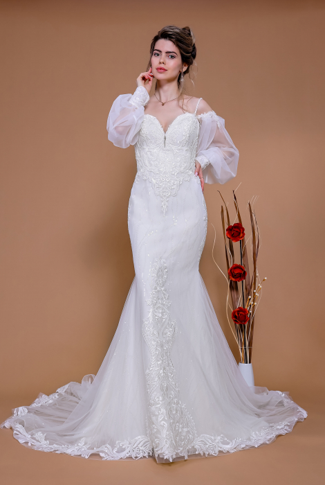 Hochzeitskleid für braut von Schantal, Kollektion Traum, Modell 14184. Foto 3