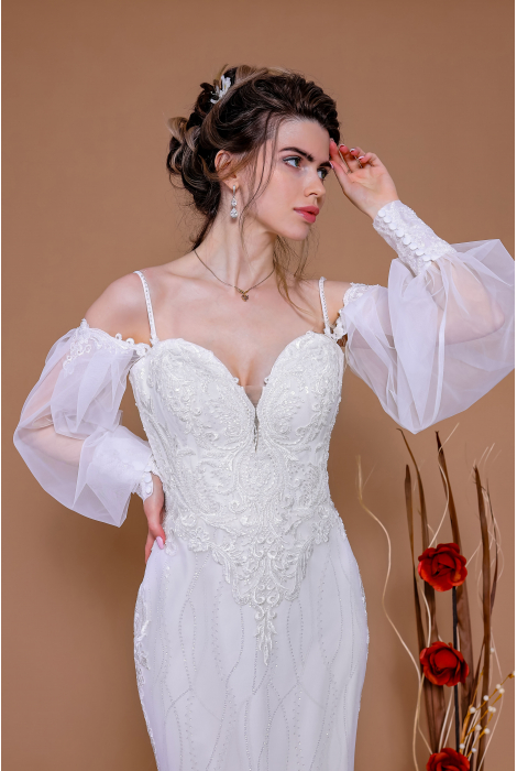 Hochzeitskleid für braut von Schantal, Kollektion Traum, Modell 14184. Foto 2