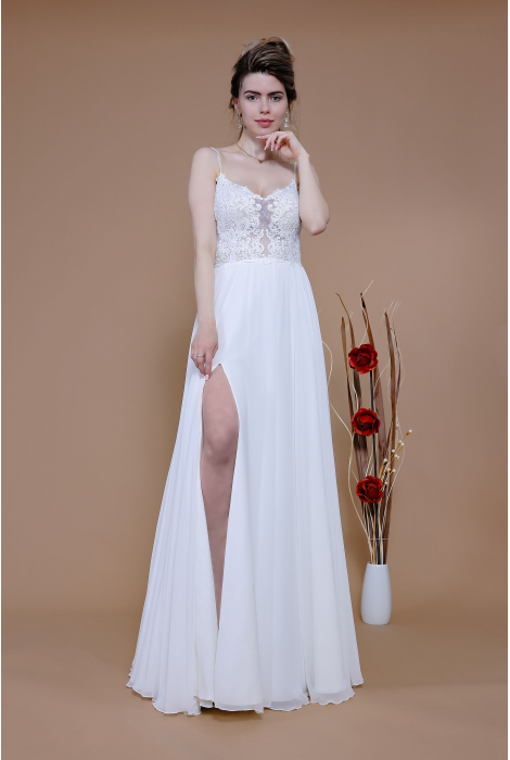 Hochzeitskleid für braut von Schantal, Kollektion Traum, Modell 14189. Foto 2