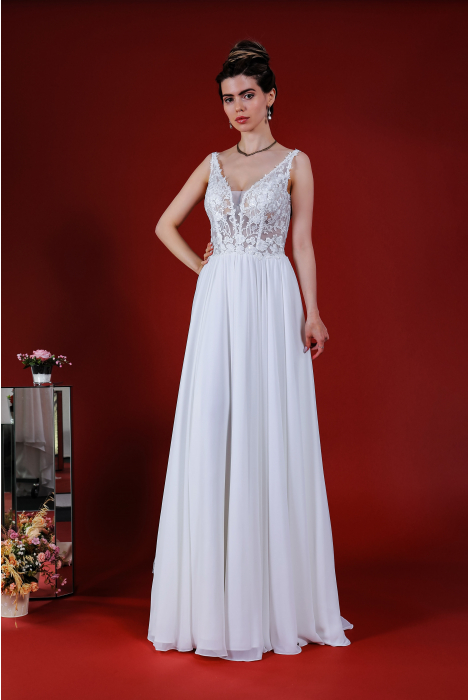 Hochzeitskleid für braut von Schantal, Kollektion Kiara, Modell 14191. Foto 5