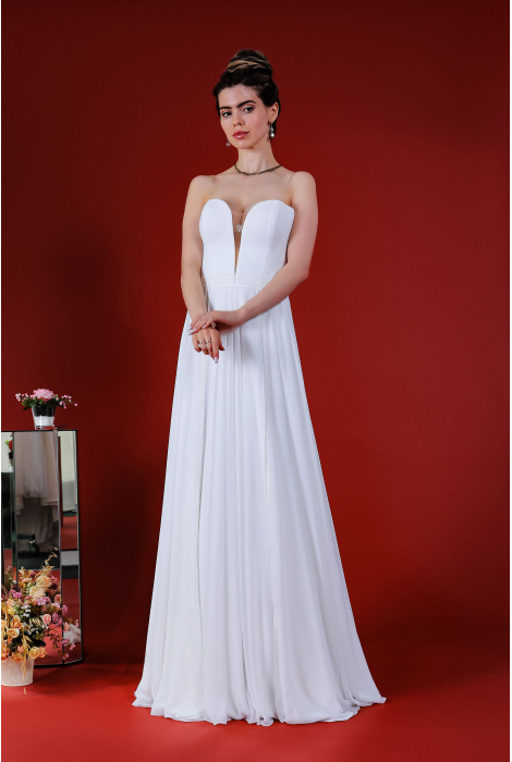 Hochzeitskleid für braut von Schantal, Kollektion Kiara, Modell 14203. Foto 5