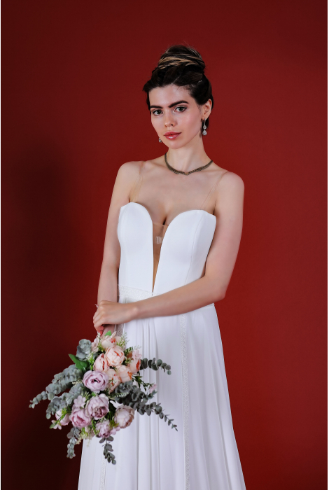Hochzeitskleid für braut von Schantal, Kollektion Kiara, Modell 14203. Foto 2