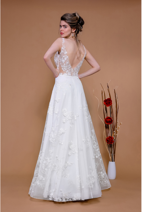 Hochzeitskleid für braut von Schantal, Kollektion Traum, Modell 14206. Foto 5