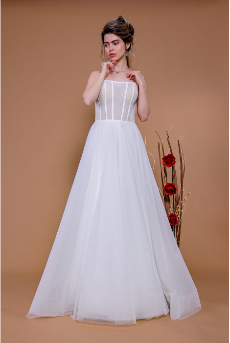 Hochzeitskleid für braut von Schantal, Kollektion Traum, Modell 14209. Foto 3