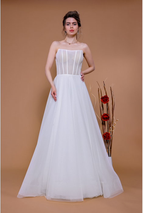 Hochzeitskleid für braut von Schantal, Kollektion Traum, Modell 14209. Foto 1