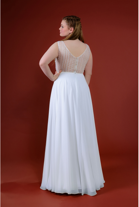 Hochzeitskleid für braut von Schantal, Kollektion Queen XXL, Modell 14218. Foto 5