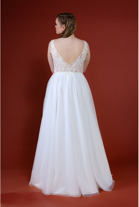 Hochzeitskleid für braut von Schantal, Kollektion Queen XXL, Modell 14219. Foto 5
