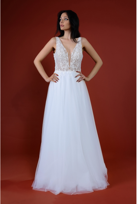Hochzeitskleid für braut von Schantal, Kollektion Kiara, Modell 14219 - 2. Foto 2