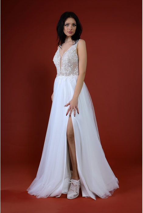 Hochzeitskleid für braut von Schantal, Kollektion Kiara, Modell 14219 - 2. Foto 1