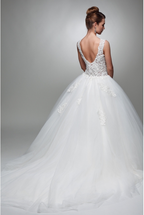 Hochzeitskleid für braut von Schantal, Kollektion Elegia, Modell 1810. Foto 2