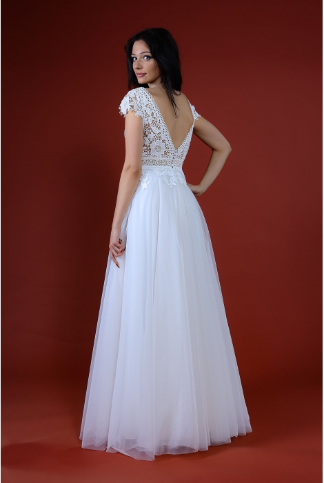 Hochzeitskleid für braut von Schantal, Kollektion Kiara, Modell 1789 - 3T. Foto 5