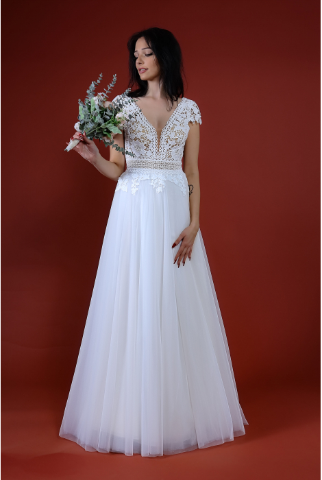 Hochzeitskleid für braut von Schantal, Kollektion Kiara, Modell 1789 - 3T. Foto 3