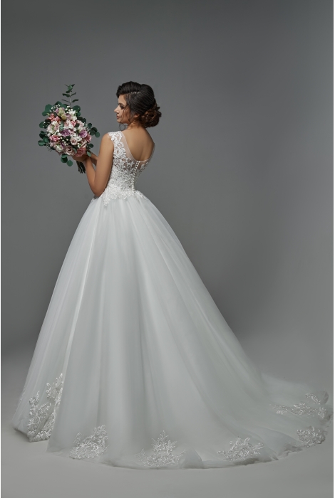 Hochzeitskleid für braut von Schantal, Kollektion Sale, Modell 17955. Foto 1
