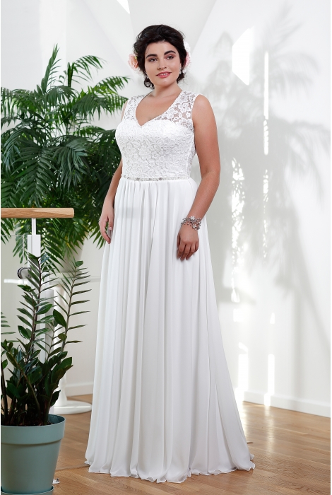 Hochzeitskleid für braut von Schantal, Kollektion Queen XXL, Modell 2102 - XXL. Foto 1