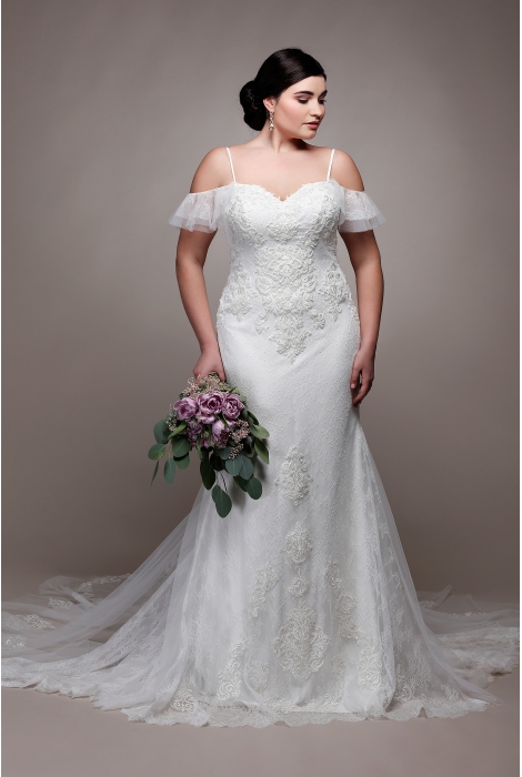 Hochzeitskleid für braut von Schantal, Kollektion Queen XXL, Modell 2114 - XXL. Foto 1