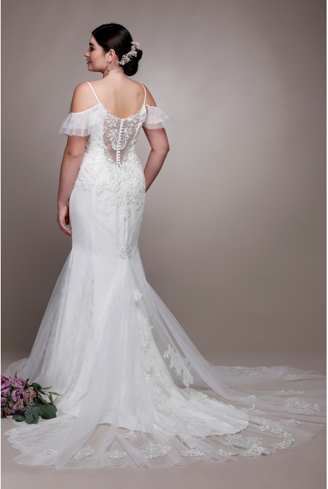 Hochzeitskleid für braut von Schantal, Kollektion Queen XXL, Modell 2114 - XXL. Foto 2