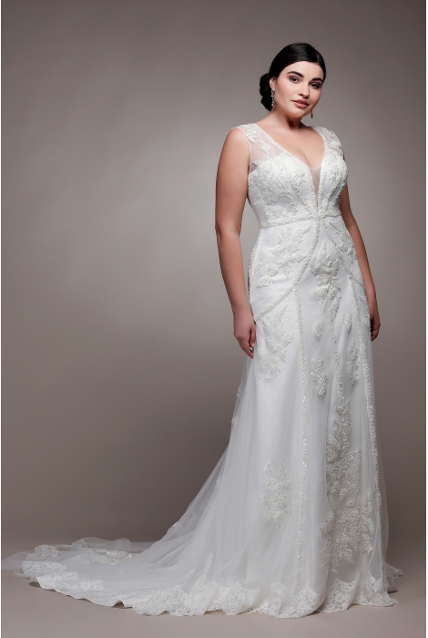 Hochzeitskleid für braut von Schantal, Kollektion Queen XXL, Modell 2116 - XXL. Foto 1