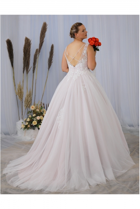 Hochzeitskleid für braut von Schantal, Kollektion Queen XXL, Modell 2205 - 2 XXL. Foto 4