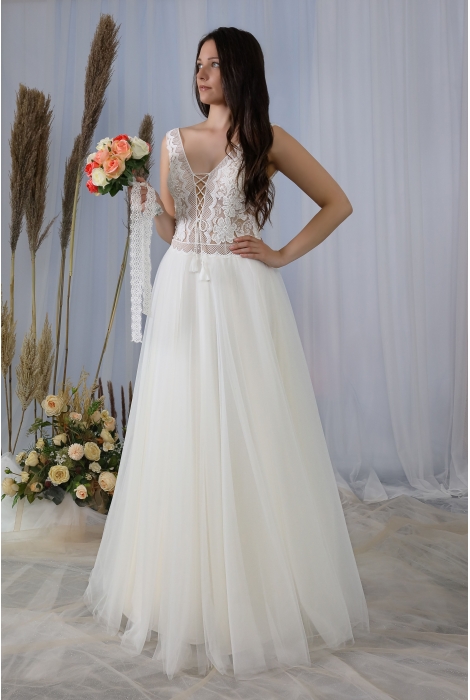 Hochzeitskleid für braut von Schantal, Kollektion Sale, Modell 2212. Foto 1