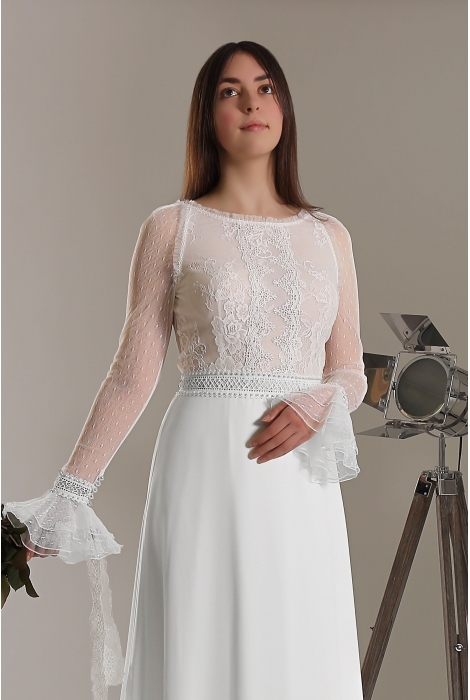 Hochzeitskleid für braut von Schantal, Kollektion Butterfly, Modell 2218. Foto 2