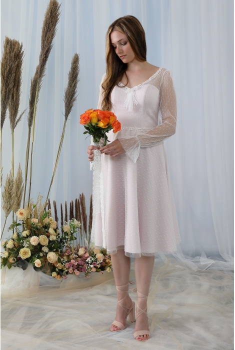 Hochzeitskleid für braut von Schantal, Kollektion Kurze Kleider, Modell 2227. Foto 3