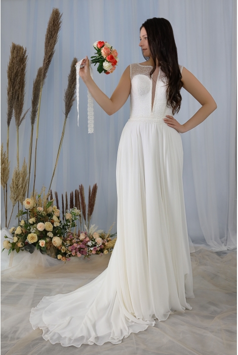 Hochzeitskleid für braut von Schantal, Kollektion Butterfly, Modell 2233. Foto 2