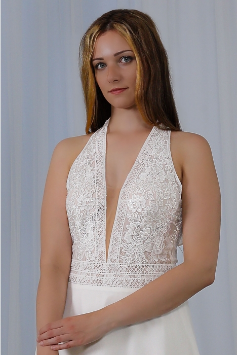 Hochzeitskleid für braut von Schantal, Kollektion Kurze Kleider, Modell 2235. Foto 2