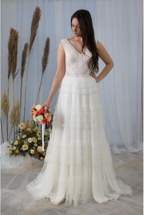 Hochzeitskleid für braut von Schantal, Kollektion Sale, Modell 2236. Foto 1