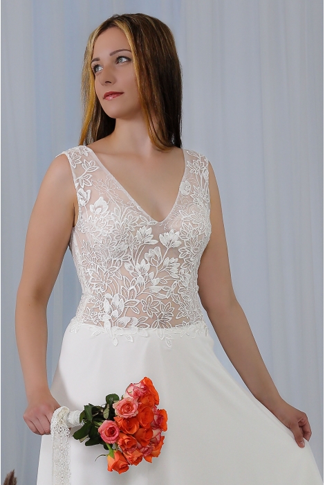 Hochzeitskleid für braut von Schantal, Kollektion Kurze Kleider, Modell 2241. Foto 2