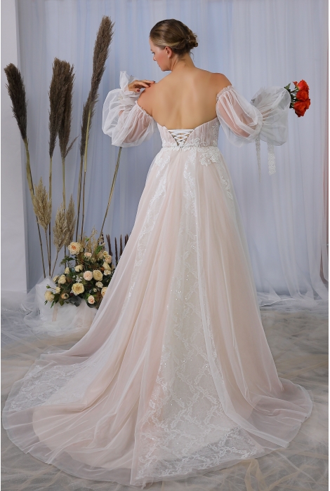 Hochzeitskleid für braut von Schantal, Kollektion Queen XXL, Modell 2252 - 2 XXL. Foto 4
