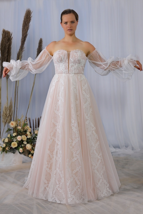 Hochzeitskleid für braut von Schantal, Kollektion Queen XXL, Modell 2252 - 2 XXL. Foto 3