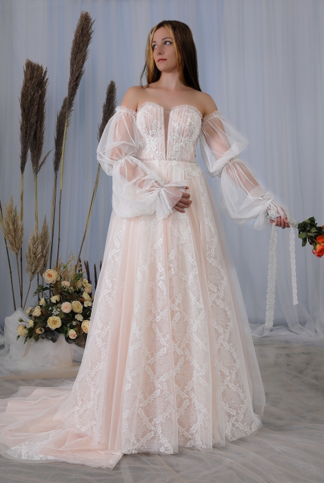 Hochzeitskleid für braut von Schantal, Kollektion Butterfly, Modell 2252 - 2. Foto 4