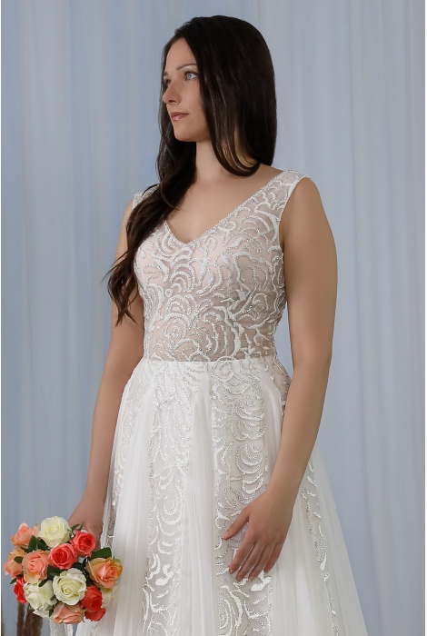 Hochzeitskleid für braut von Schantal, Kollektion Sale, Modell 2254. Foto 2