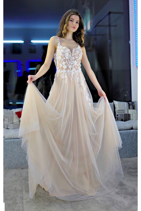 Hochzeitskleid für braut von Schantal, Kollektion Pilar, Modell 2256. Foto 1