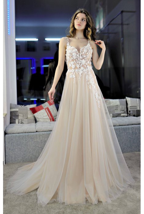 Hochzeitskleid für braut von Schantal, Kollektion Pilar, Modell 2256. Foto 3