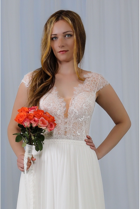 Hochzeitskleid für braut von Schantal, Kollektion Butterfly, Modell 2276. Foto 2