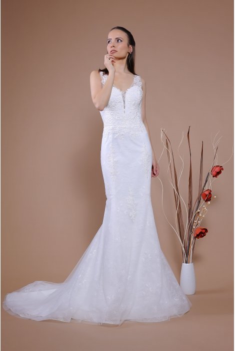 Hochzeitskleid für braut von Schantal, Kollektion Traum, Modell 2280. Foto 1