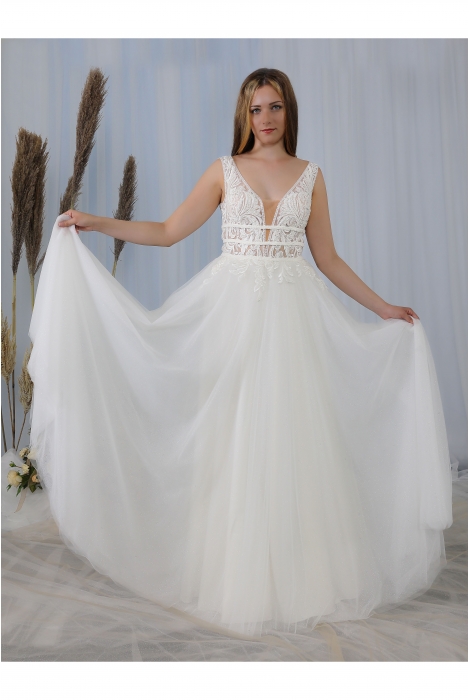 Hochzeitskleid für braut von Schantal, Kollektion Butterfly, Modell 2283. Foto 1