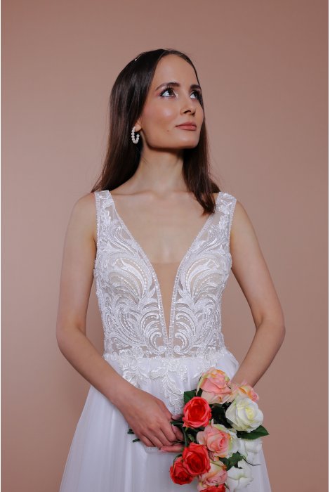 Hochzeitskleid für braut von Schantal, Kollektion Traum, Modell 2283. Foto 5