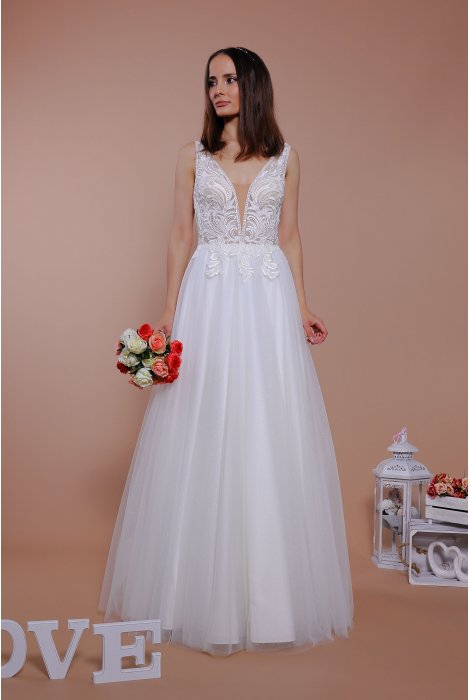 Hochzeitskleid für braut von Schantal, Kollektion Traum, Modell 2283. Foto 1