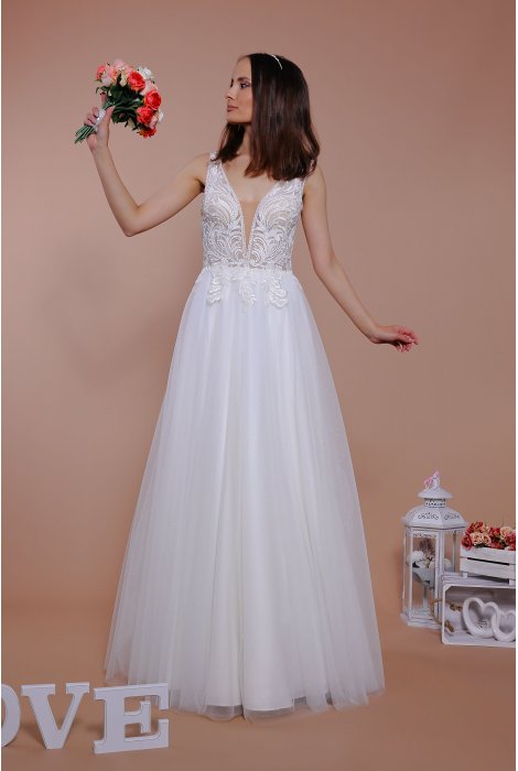Hochzeitskleid für braut von Schantal, Kollektion Traum, Modell 2283. Foto 2