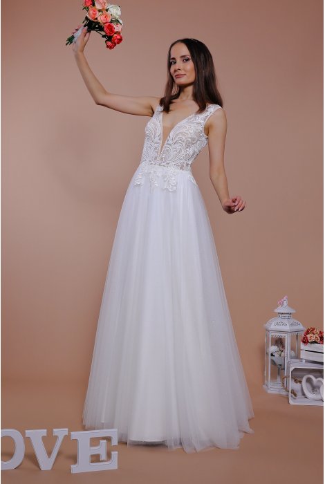 Hochzeitskleid für braut von Schantal, Kollektion Traum, Modell 2283. Foto 3