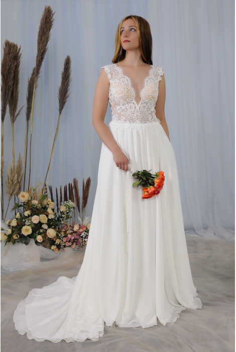 Hochzeitskleid für braut von Schantal, Kollektion Butterfly, Modell 2290. Foto 3