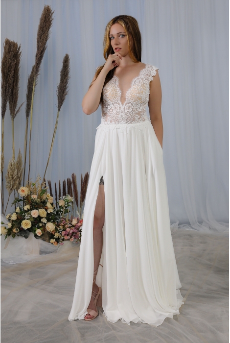 Hochzeitskleid für braut von Schantal, Kollektion Butterfly, Modell 2290. Foto 1