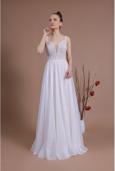 Hochzeitskleid für braut von Schantal, Kollektion Traum, Modell 2291. Foto 4