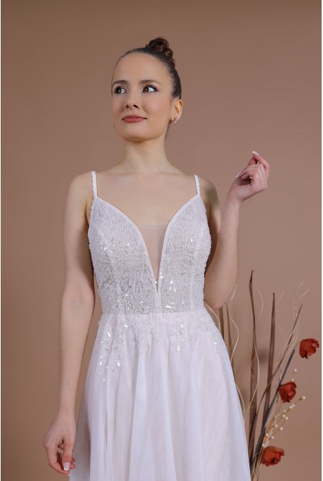 Hochzeitskleid für braut von Schantal, Kollektion Traum, Modell 2291. Foto 2