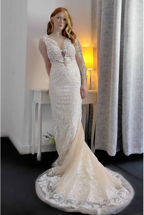 Hochzeitskleid für braut von Schantal, Kollektion Pilar, Modell 2296. Foto 1