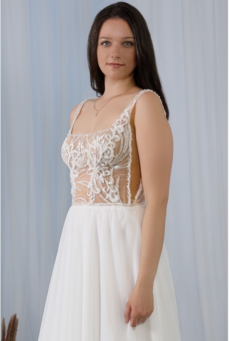 Hochzeitskleid für braut von Schantal, Kollektion Butterfly, Modell 2304. Foto 3